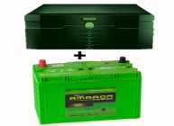 Amaron Combo(Home UPS 1400+ 02 Batteries Model No. CRTT 150)